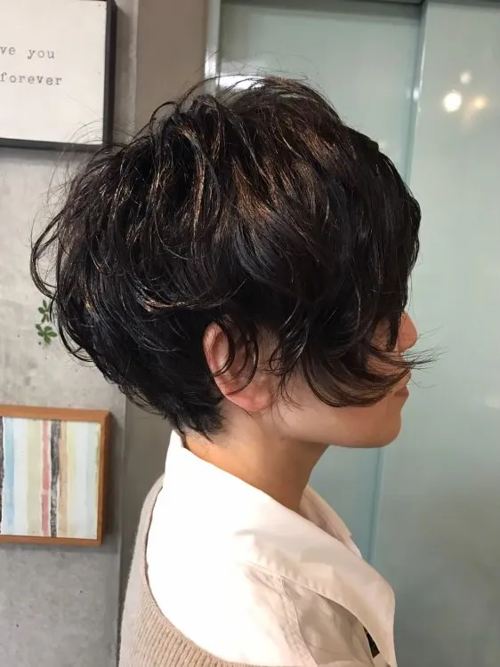 ピニングショートーパーマ by.nishimura	